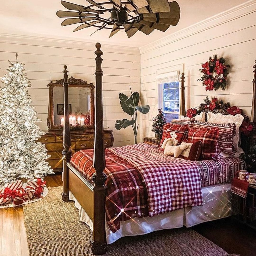 christmas bedroom decoration