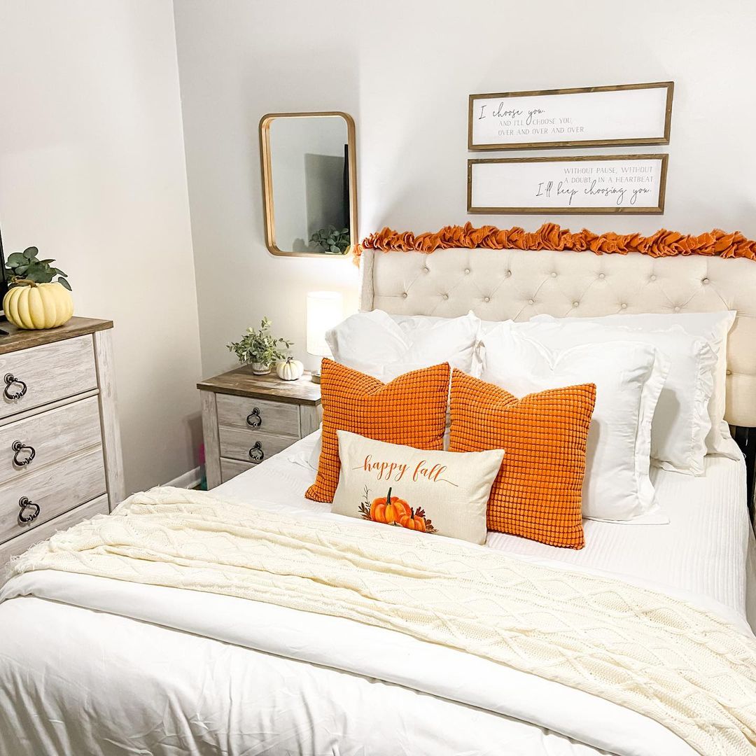fall bedroom decor ideas