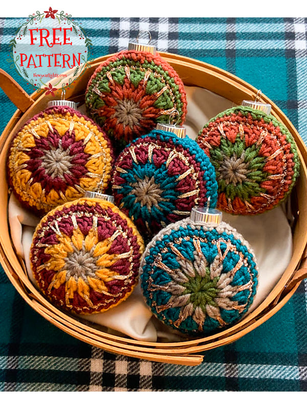 Crochet Baubles Ornaments Pattern