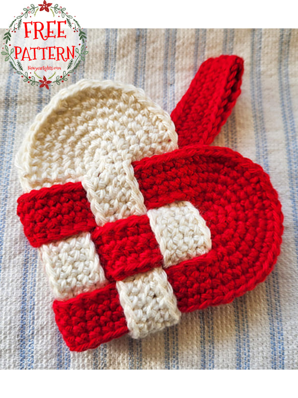Crochet Heart Ornament Pattern
