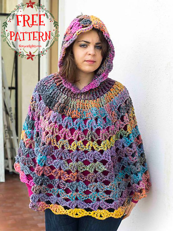 Crochet Poncho Pattern