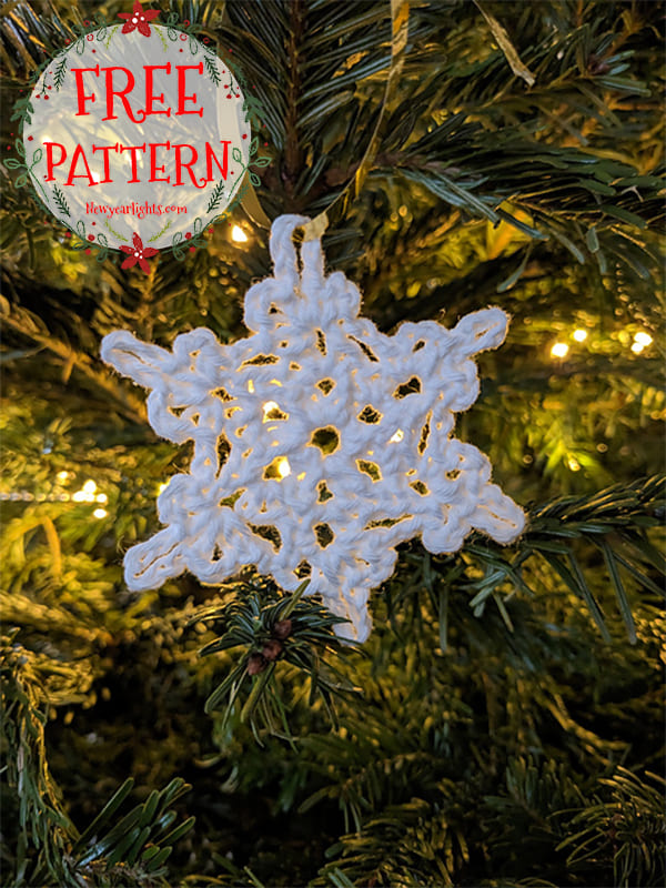 Crochet Snowflake Ornaments Pattern
