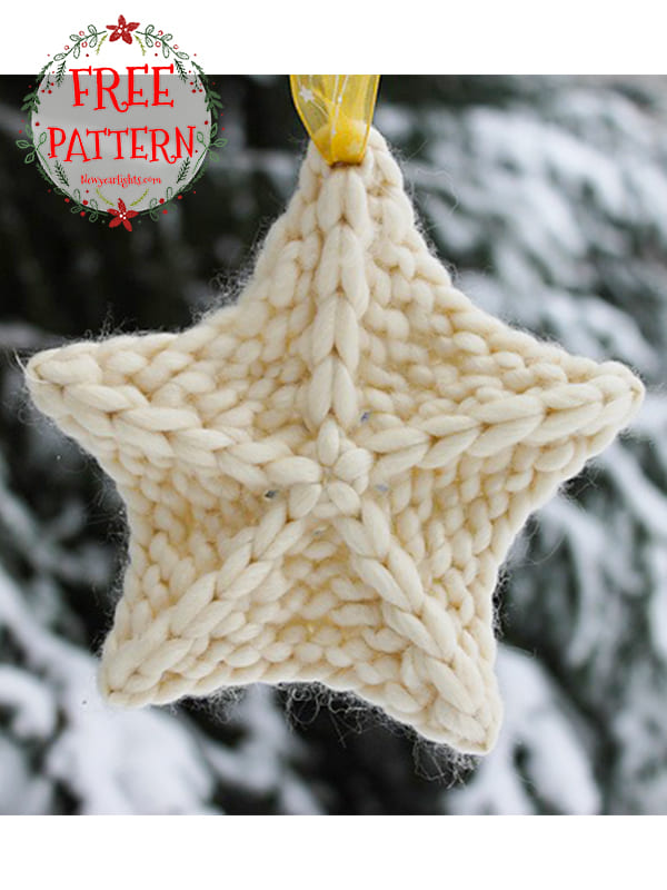 crochet star ornament pattern