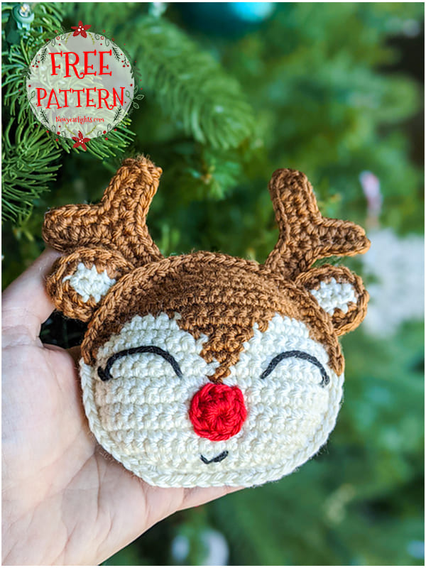 deer crochet christmas ornaments