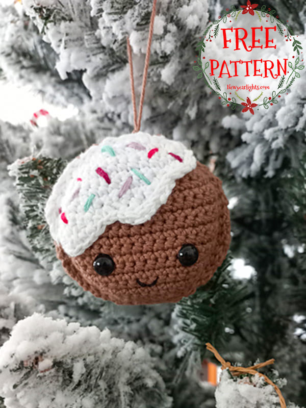 gingerbread crochet christmas ornaments