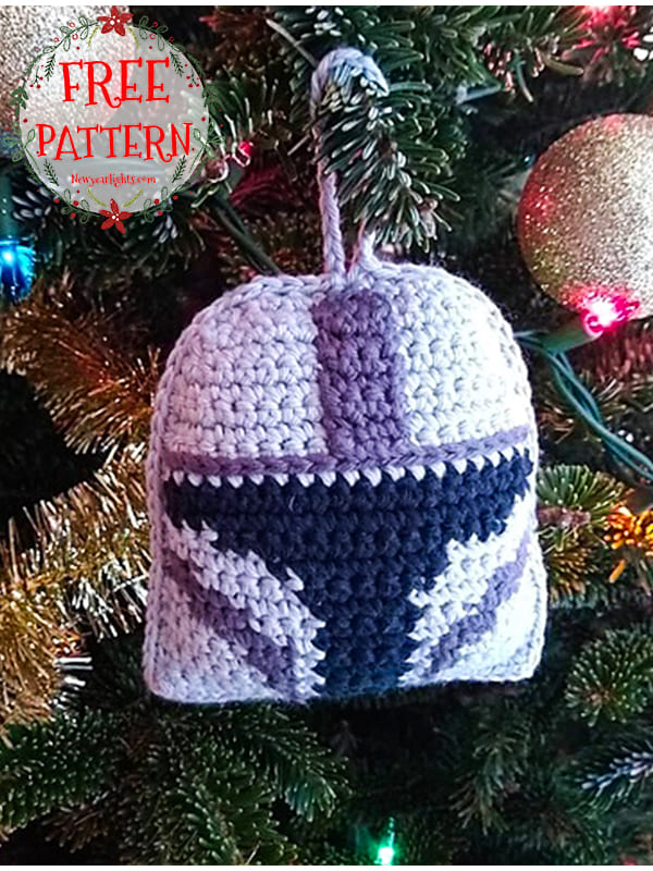 mandalorian crochet christmas ornaments