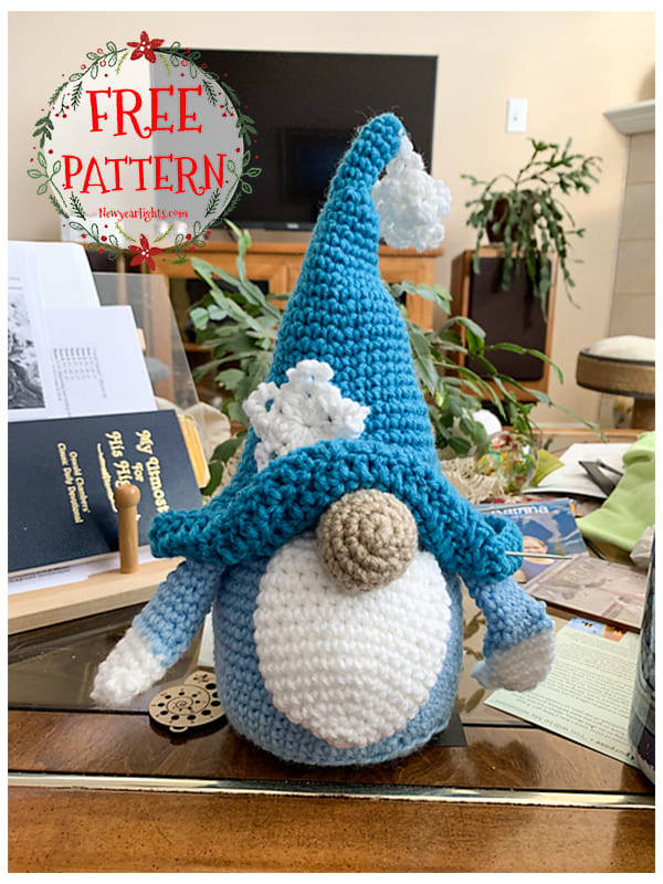 winter time crochet gnome