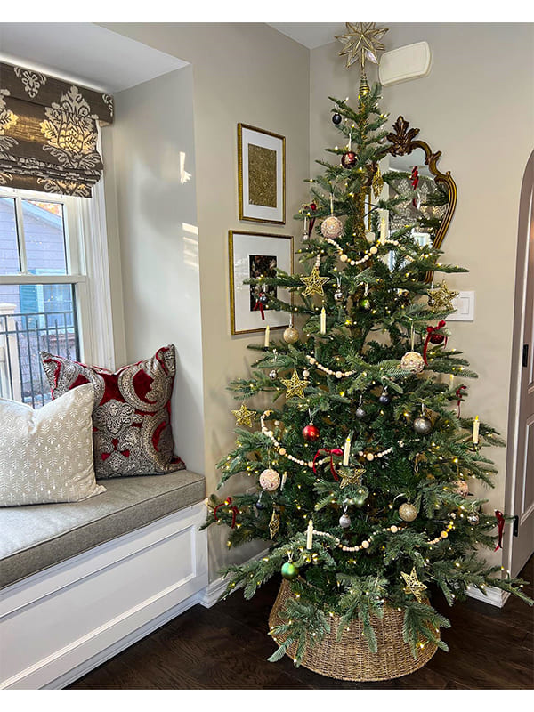 farmhouse christmas tree decorations​