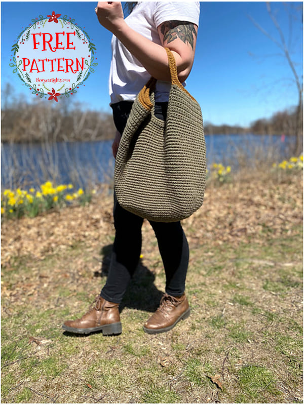 free crochet hobo bag pattern