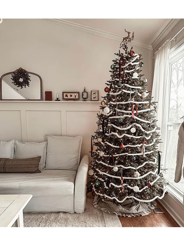rustic christmas tree decorations