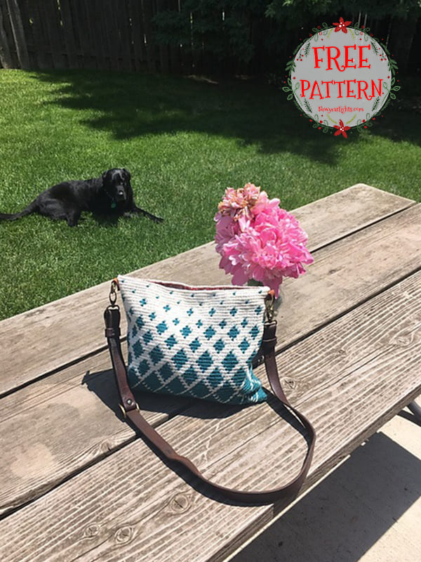 small crochet crossbody bag pattern