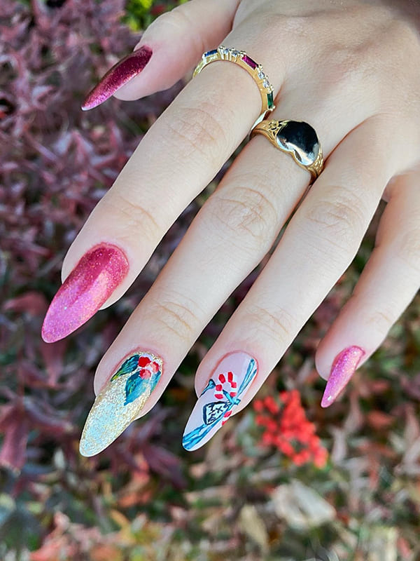 christmas coffin nails