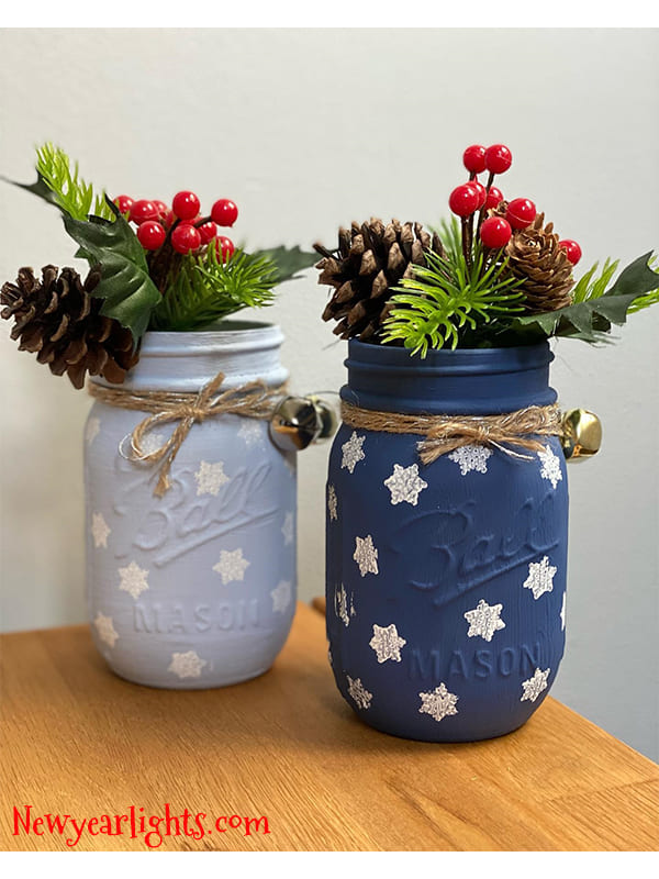 christmas crafts with mason jars