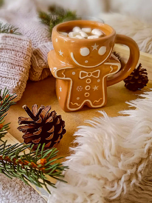 gingerbread christmas mug