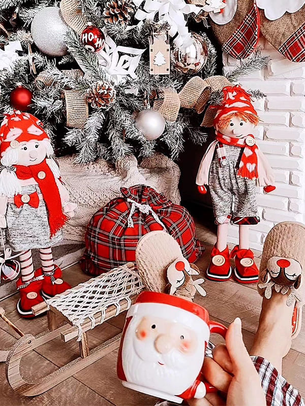santa claus christmas mugs