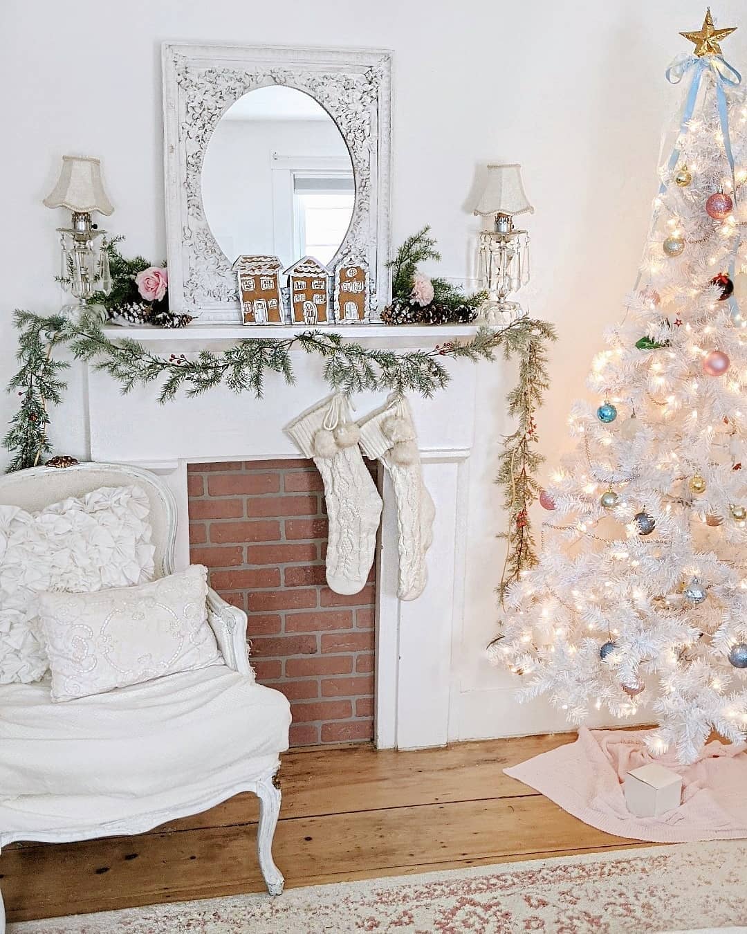 christmas bedroom decoration