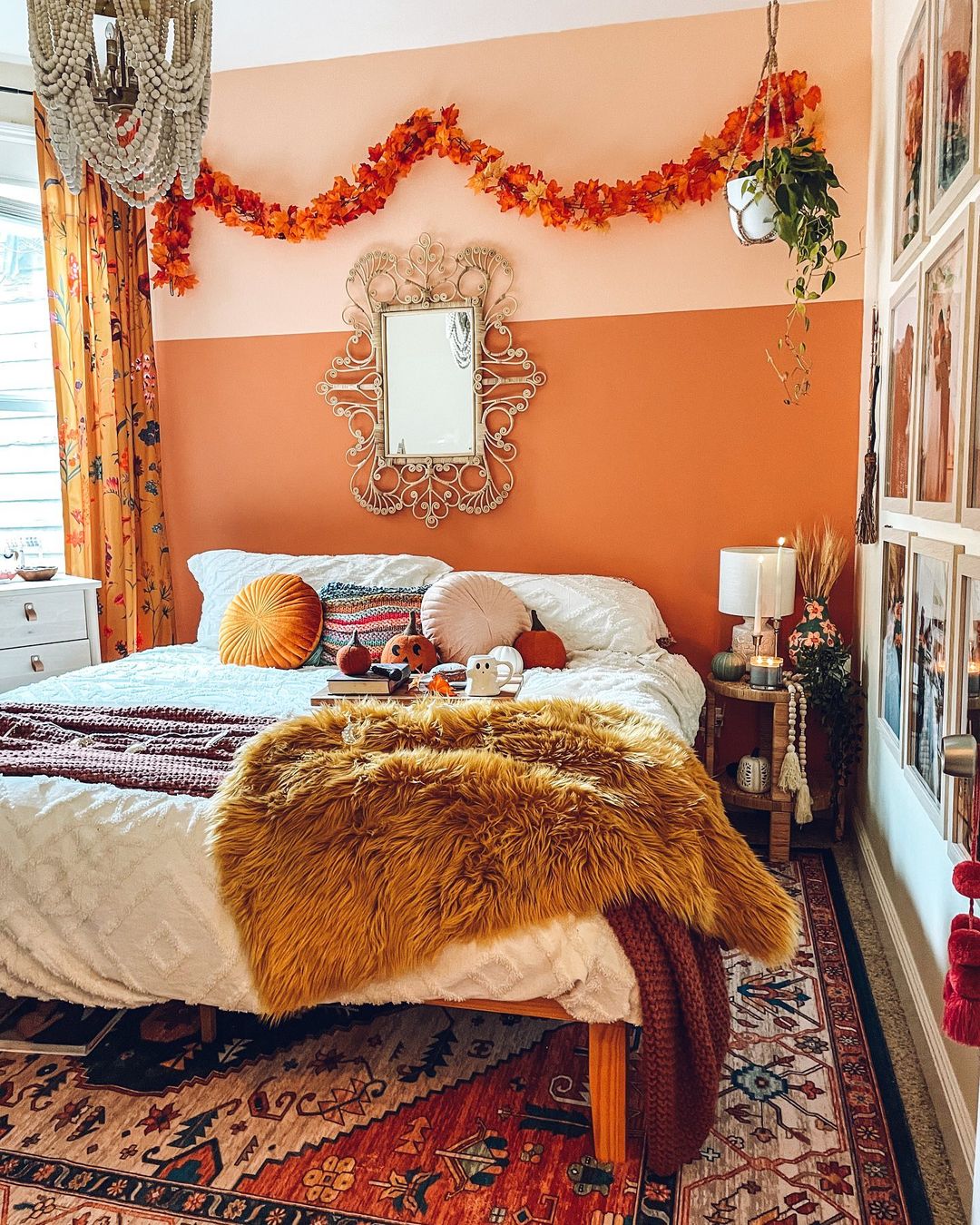 fall bedroom decor ideas