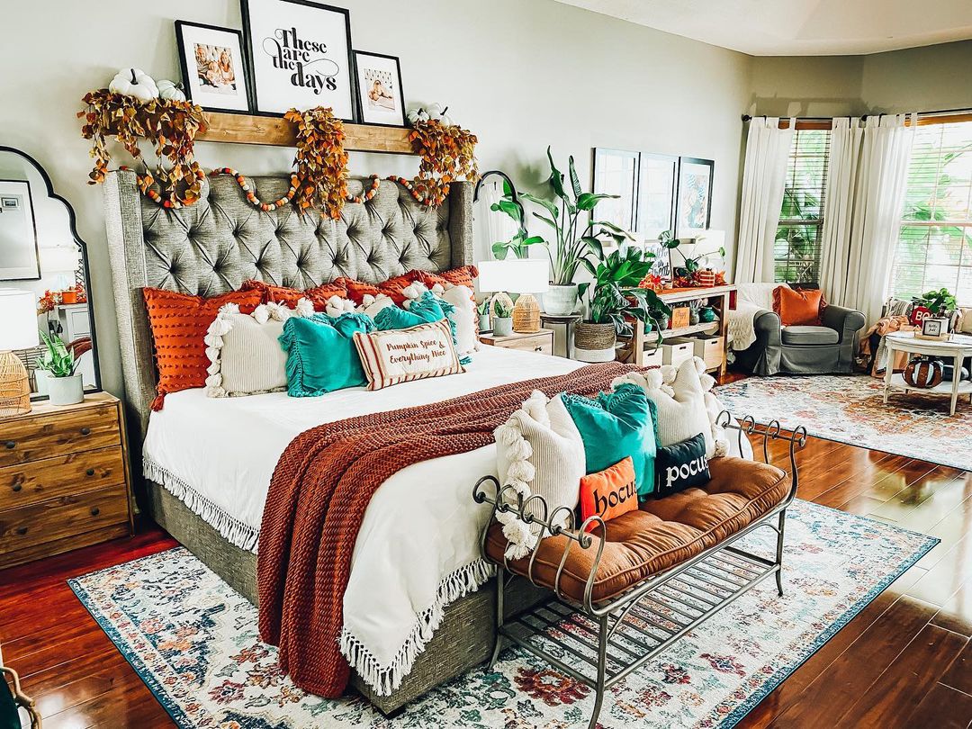 fall bedroom decor ideas