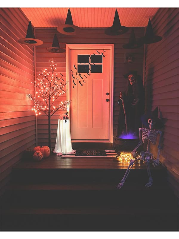 scary halloween front porch ideas